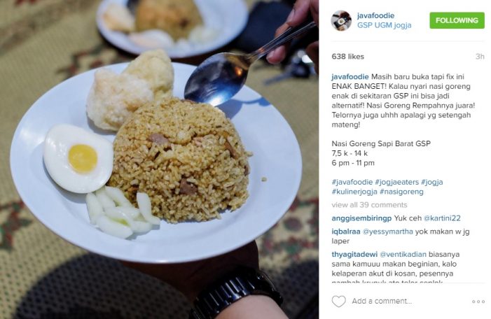 Promosi Kuliner Lewat Instagram di Yogyakarta