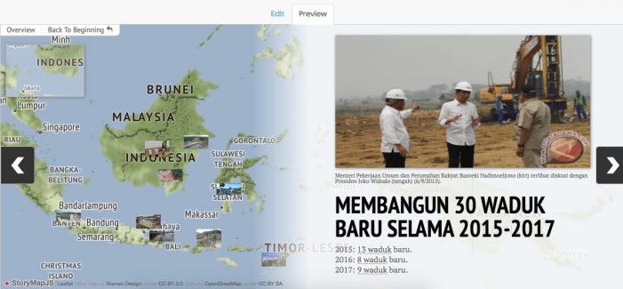 Pembangunan Waduk oleh Pemerintahan Jokowi